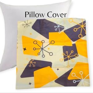 Mid Century Spoonflower Designed Accent Pillow Cover